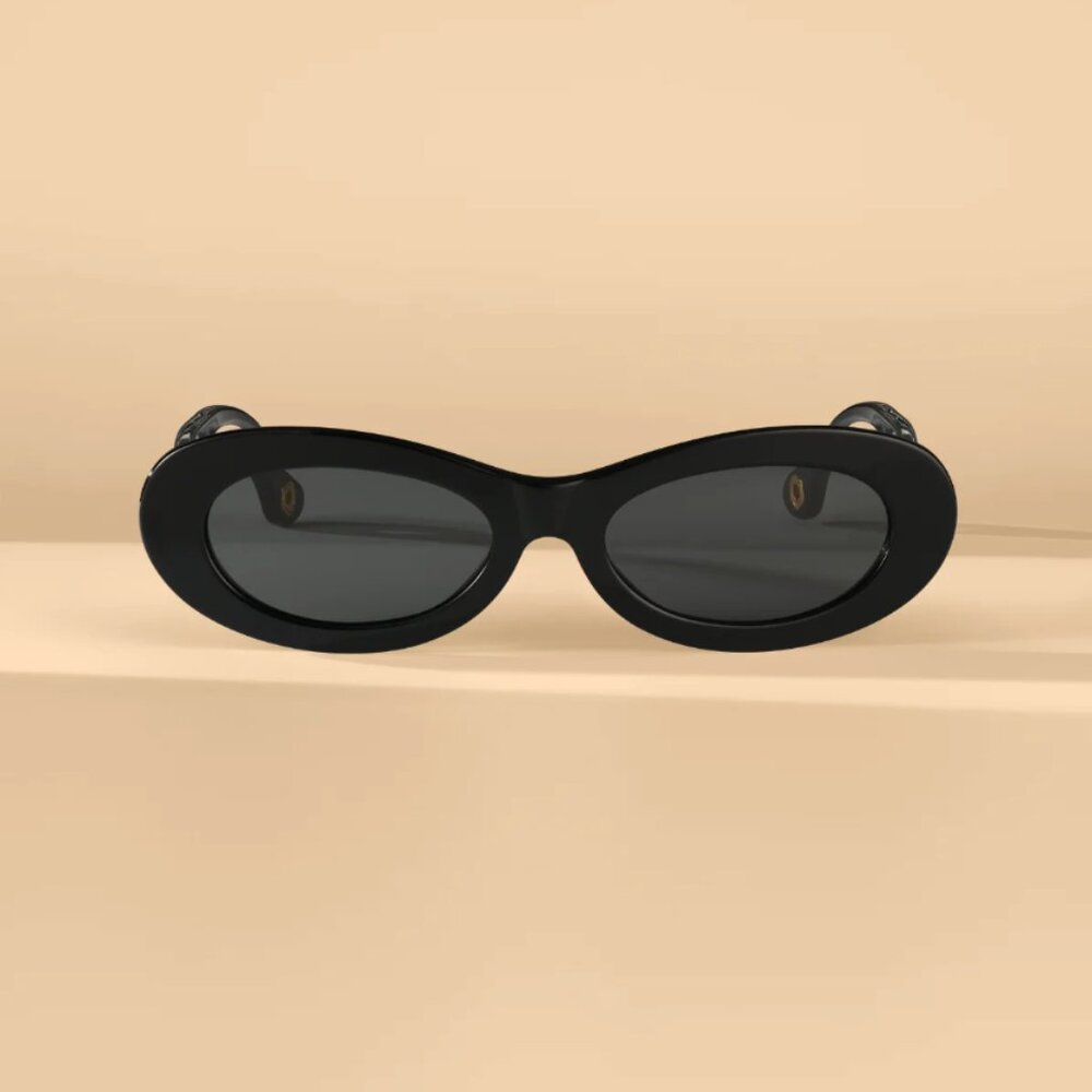 Aureum Collective Saint Germain Black Sunglasses - Picture 2 of 3